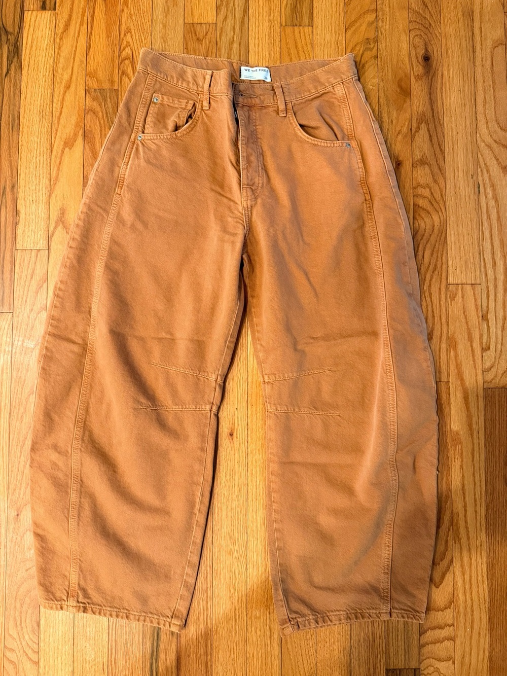 Free People Barrel Jeans